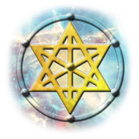 The heptagram symbol of the mystic