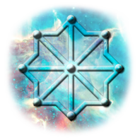 The octagram center symbol of the alchemist